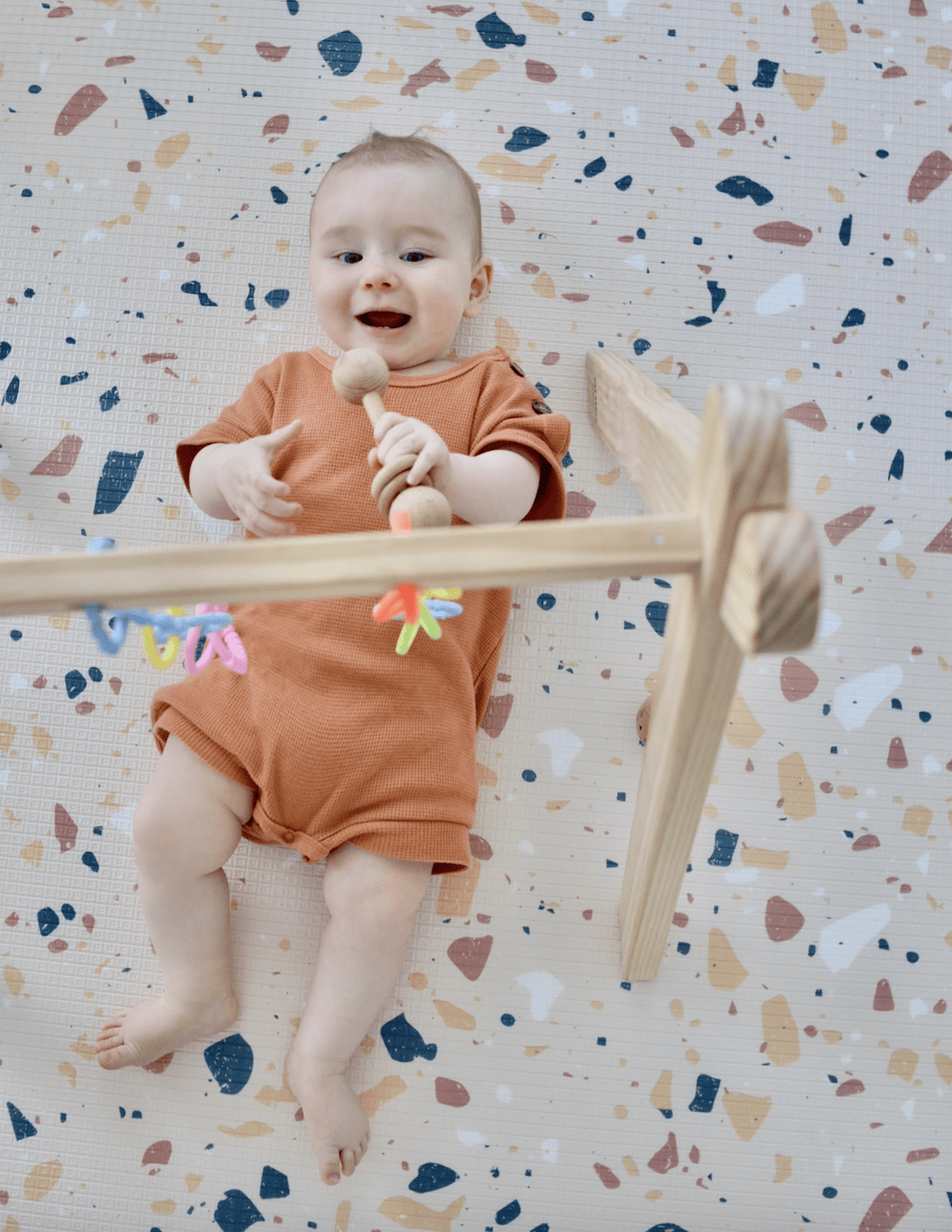 Rainbow + Terrazzo Foam Play Mat (SOLD OUT)
